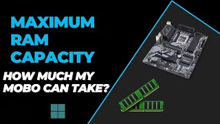 How to Determine Your Motherboard Maximum RAM Capacity  PC Tricks [upl. by Leitnahs168]