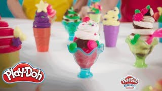 PlayDoh  Ultimate Swirl Ice Cream Maker Official Spot [upl. by Emili]