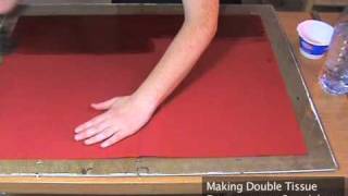 Making Double Tissue Origami Paper [upl. by Woodman]