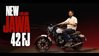 Jawa 42 FJ launched at ₹199 Lakh  Walkaround  Better Than Hunter 350 [upl. by Hsitirb]