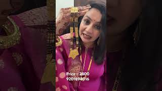 24k gold plated mangalsutra design look like real gold fashion jewellery jewellers goldjewellery [upl. by Burdelle]