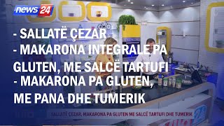 🥗 Sallatë çezar  🍝 Makarona integral 🍝 Makarona pa gluten me pana dhe tumerik Receta Neranxi [upl. by Houser47]