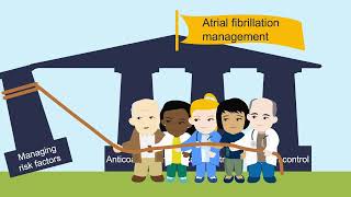 The four pillars of atrial fibrillation AF management [upl. by Aynotel]