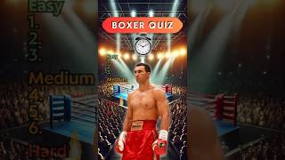 Knockout Knowledge The Ultimate Boxers Quiz [upl. by Enailil]