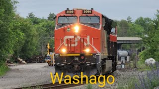 CN M314 at Washago • June 21 2024 [upl. by Illoh]