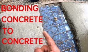 BONDING CONCRETE TO EXISTING CONCRETE [upl. by Yelsa]