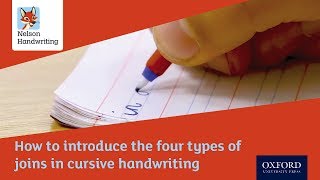 How to introduce the four types of joins in cursive handwriting [upl. by Kaylee]