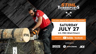 STIHL TIMBERSPORTS® 2024 US PRO SEMIFINALS POOL B​ [upl. by Eleira]