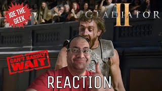 GLADIATOR II 2024  FINAL TRAILER  REACTION [upl. by Nireil]