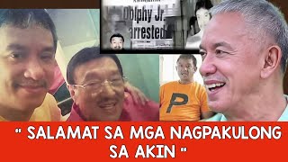 DOLPHY JUNIOR NAGPASALAMAT SA MGA NAGPAKULONG SA KANYA NG 18 TAON [upl. by Haonam856]