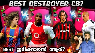 Iconic Puyol VS Campbell VS Nesta VS Cannavaro Pes 21  Comparison  Who Is The Best DESTROYER [upl. by Nannie]