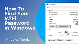 How to Find Your WiFi Password Windows 10  Free and Easy Tutorial [upl. by Yensehc]