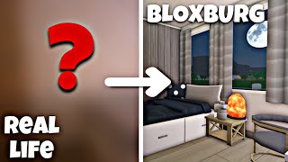 BUILDING MY IRL BEDROOM IN BLOXBURG [upl. by Zelma785]