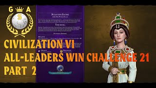 Civilization VI All Leaders Win Challenge 21 Byzantine Empire Theodora Part 02 civilization6 [upl. by Arta]