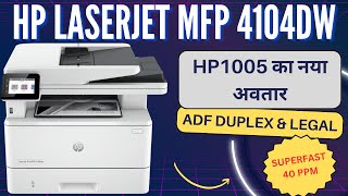 HP LaserJet Pro MFP 4104dw Printer  Business printer under low budget [upl. by Mendoza]