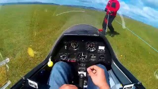 My First Glide at the Ulster Gliding Club [upl. by Radnaskela]