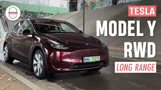 Tesla Model Y Long Range RWD 2024 test PL Pertyn Ględzi [upl. by Arodal41]