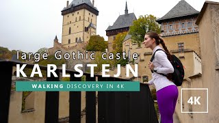 KARLSTEJN 4K  Large gothic castle [upl. by Yup]