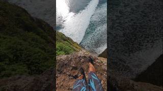 Standing Above a Sea Cliff as the Drone Soars to the Beach [upl. by Anglim]