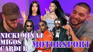 Bobbys First Time Hearing Nicki Minaj x Migos x Cardi B  MotorSport  Reaction [upl. by Ahsikahs]