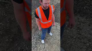 these steel toe shoes almost got me fired 🤣 construction constructionworker steeltoe jobsite [upl. by Loralie931]