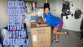 Graco Modes Nest 3 in 1 Travel System Unboxing amp Assembly [upl. by Gunas]