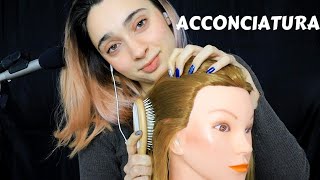 TRUCCO e PARRUCCO alla Bambolina  ASMR [upl. by Anaiv]