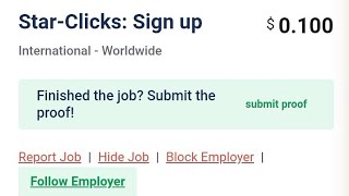 Star Clicks Sign Up Job In Picoworkers Sproutgigs helper [upl. by Iralam]