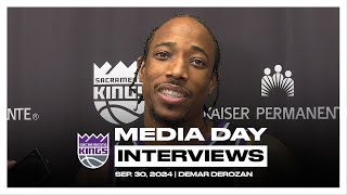 DeMar DeRozan  2024 Kings Media Day Interview Scrums [upl. by Gambell]