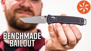 Benchmade 537 Bailout Tactical Folding Knives Available at KnifeCentercom [upl. by Fernald]