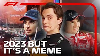 the 2023 F1 season but its just the memes [upl. by Kirbee109]