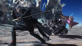 DMC5 Vergil vs Cavaliere Angelo DMD No damage [upl. by Asillim]