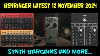 Latest Behringer News 12 November 2024 [upl. by Hui]