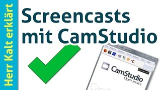 Screencasts aufnehmen mit CamStudio – AnleitungTutorial [upl. by Crandale]