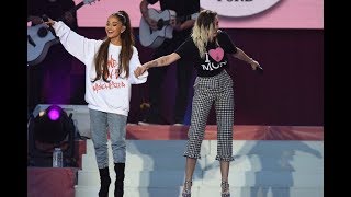 Celebrities give a speech at Manchester OneLoveManchester Concert [upl. by Kermie]