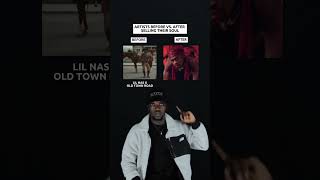 Artists Before Vs After Selling Their Soul Lil Nas X quotOld Town Roadquot amp quotmonteroquot shorts lilnasx [upl. by Atiugram]