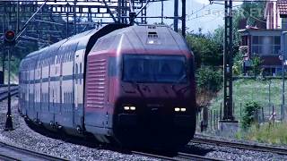 Trainaction zwischen Mellingen und Rupperswil [upl. by Euqinmod661]