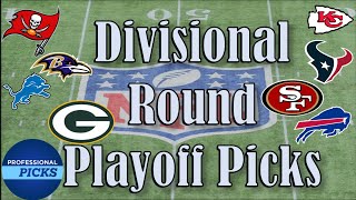 2024 NFL Playoff Picks Divisional Round Score Predictions [upl. by Gnep769]