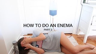 HOW TO DO A COFFEE ENEMA  PART 2 [upl. by Anana]