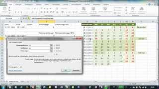 Excel  NETTOARBEITSTAGE und NETTOARBEITSTAGEINTL  Arbeitstage berechnen [upl. by Kingston455]