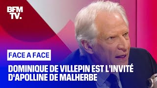 FaceàFace  Dominique de Villepin [upl. by Iroj378]