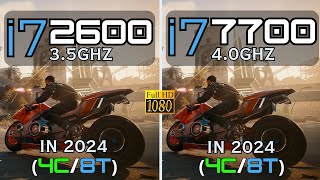 i7 2600 vs i7 7700 Tested in 12 Games 2024 1080p [upl. by Jones]