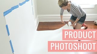 AtHome Product Photography Photoshoot Behind The Scenes  Vlog [upl. by Odnalref]