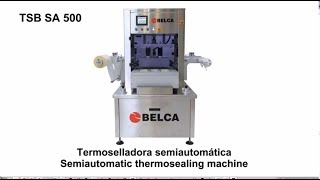 Termoselladora TSB SA 500  Thermosealing machine [upl. by Zamir773]