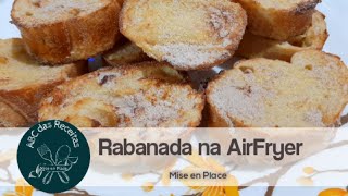 Receita de RABANADA NA AIRFRYER [upl. by Mowbray]