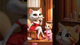 Little Kitten is Doing MakeUp For The First Time 💫🩷🤩 cat cute funny baby [upl. by Mcmahon443]