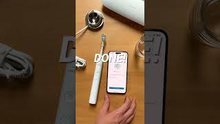 Healthy teeth Philips Sonicare DiamondClean Smart 9000 Pairing amp App Overview shorts sonicare [upl. by Nalek]