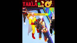 Takla aur Raju 😂 free fire funny moments shorts freefire deepakrds funny [upl. by Dnalra]