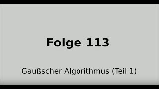 Gaußscher Algorithmus elementare Zeilenumformungen Lineare Algebra Folge 113 [upl. by Suter412]