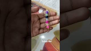 Three multi colour bracelet with broken heart chain 👍👍👍👌👌😊😊 bgm love [upl. by Olson]